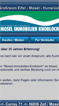 Mobile Screenshot of mosel-immobilien.de